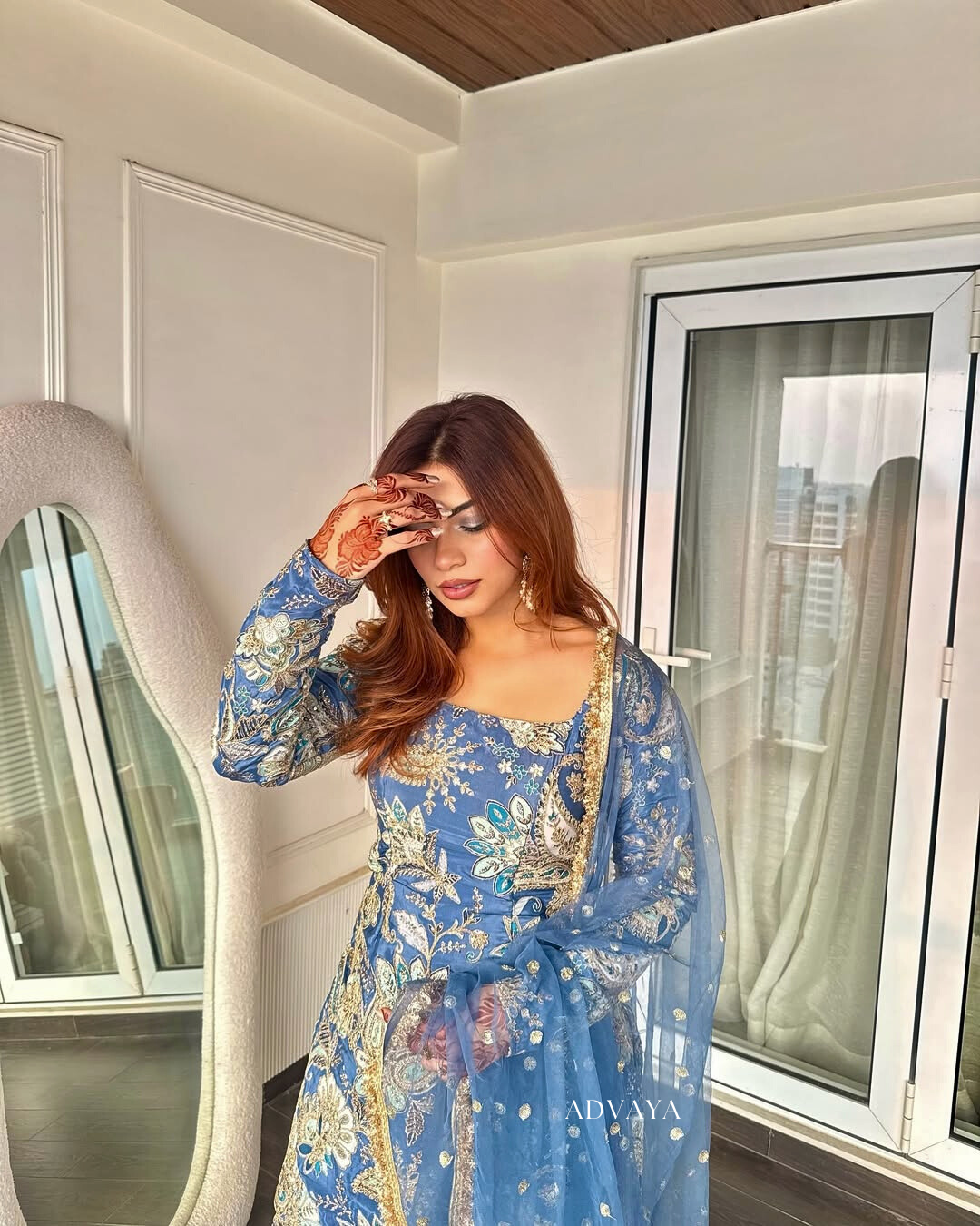 SAMARA Heavy Silk Embroidered Sharara Suit Set