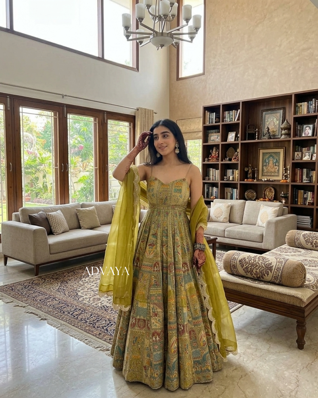 AVYUKTA Heavy Embroidered Suit Set