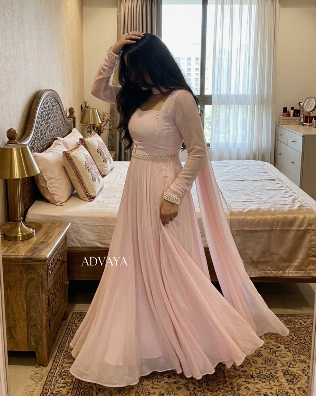 SANYUKTA Fairytale Ananarkali Suit Set