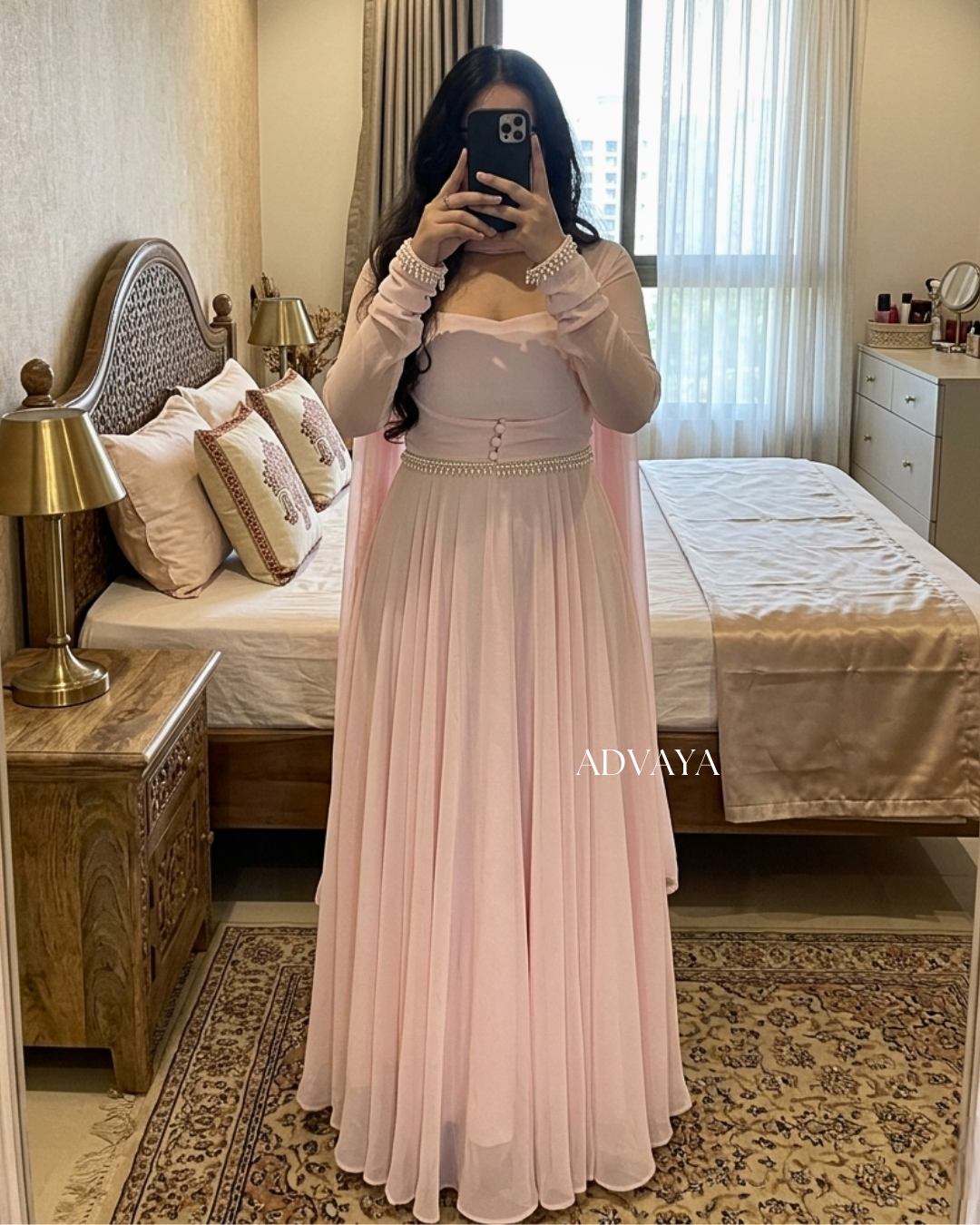 SANYUKTA Fairytale Ananarkali Suit Set