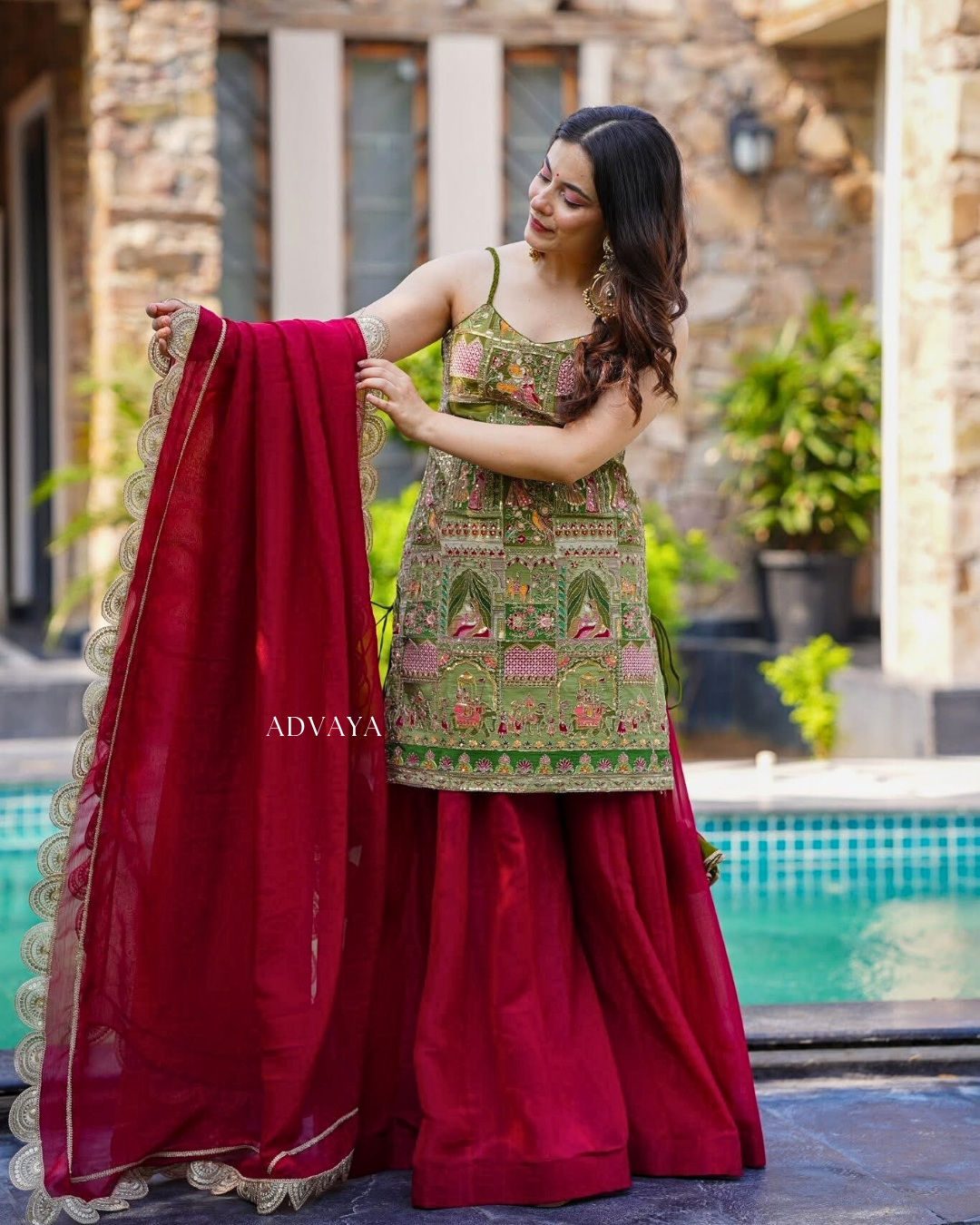 LAVANYA Heavy Embroidered Kurta Set