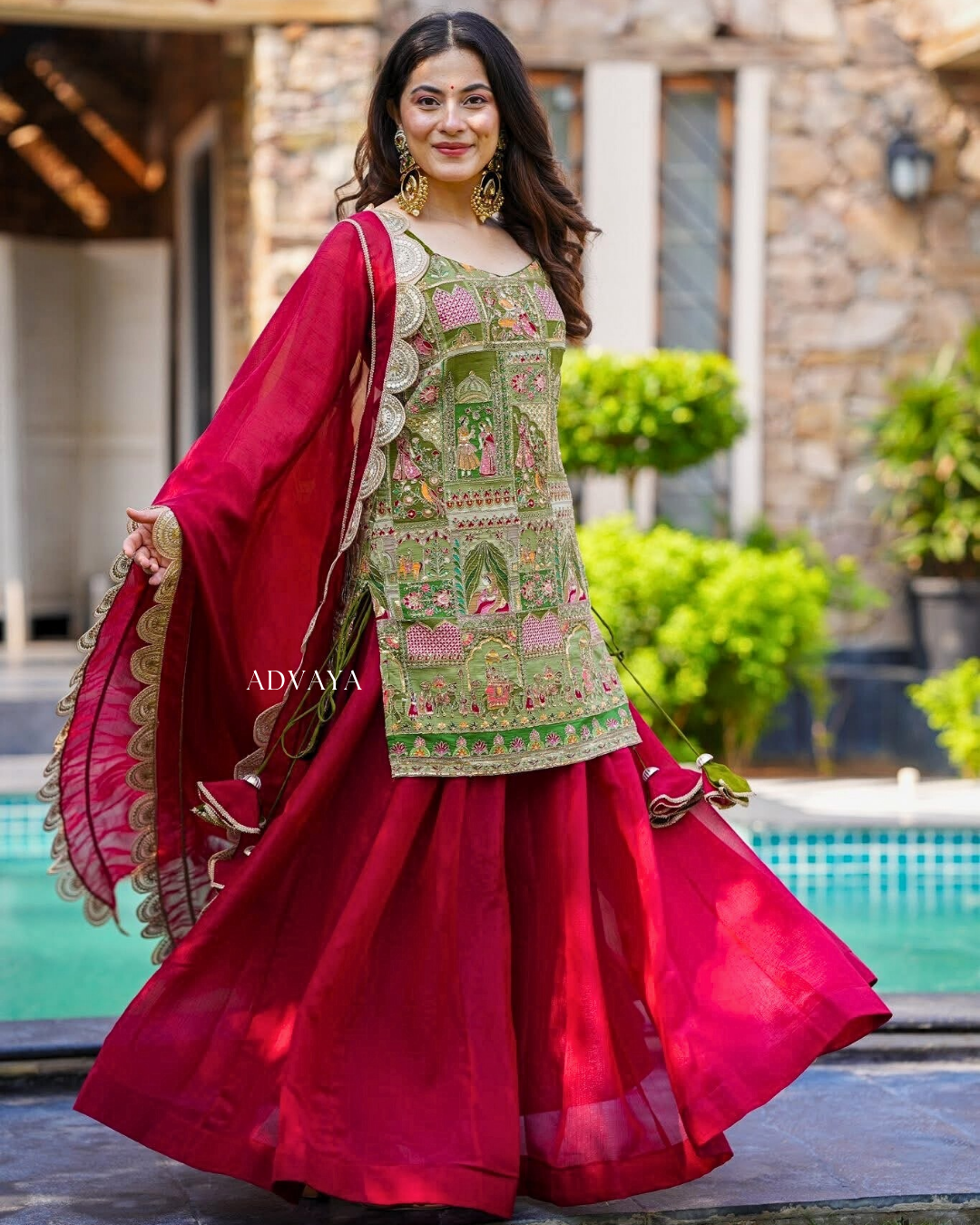 LAVANYA Heavy Embroidered Kurta Set