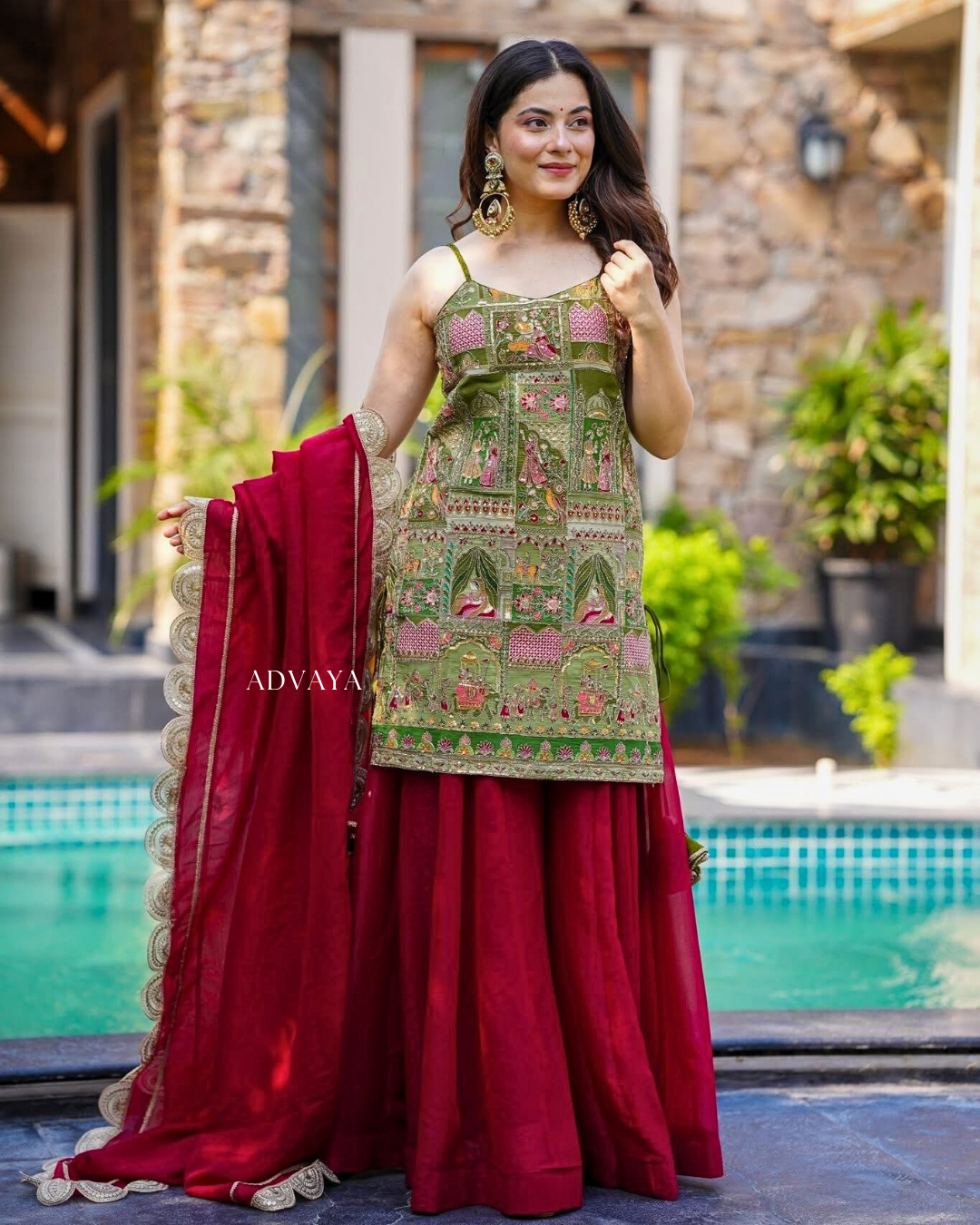 LAVANYA Heavy Embroidered Kurta Set