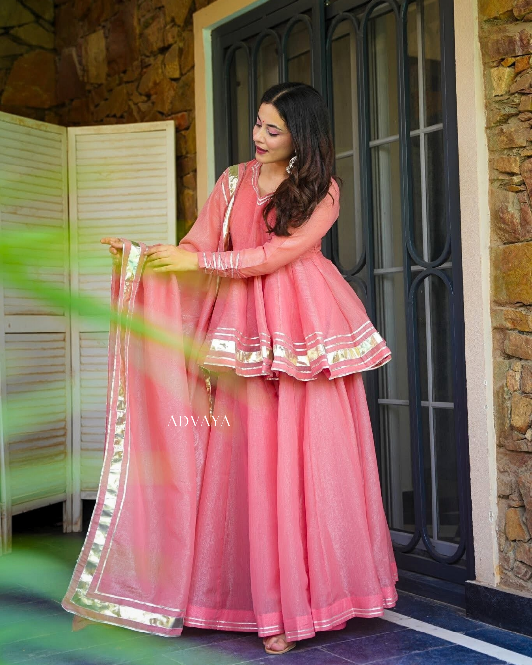 ATHIYA Tissue Kurta Set