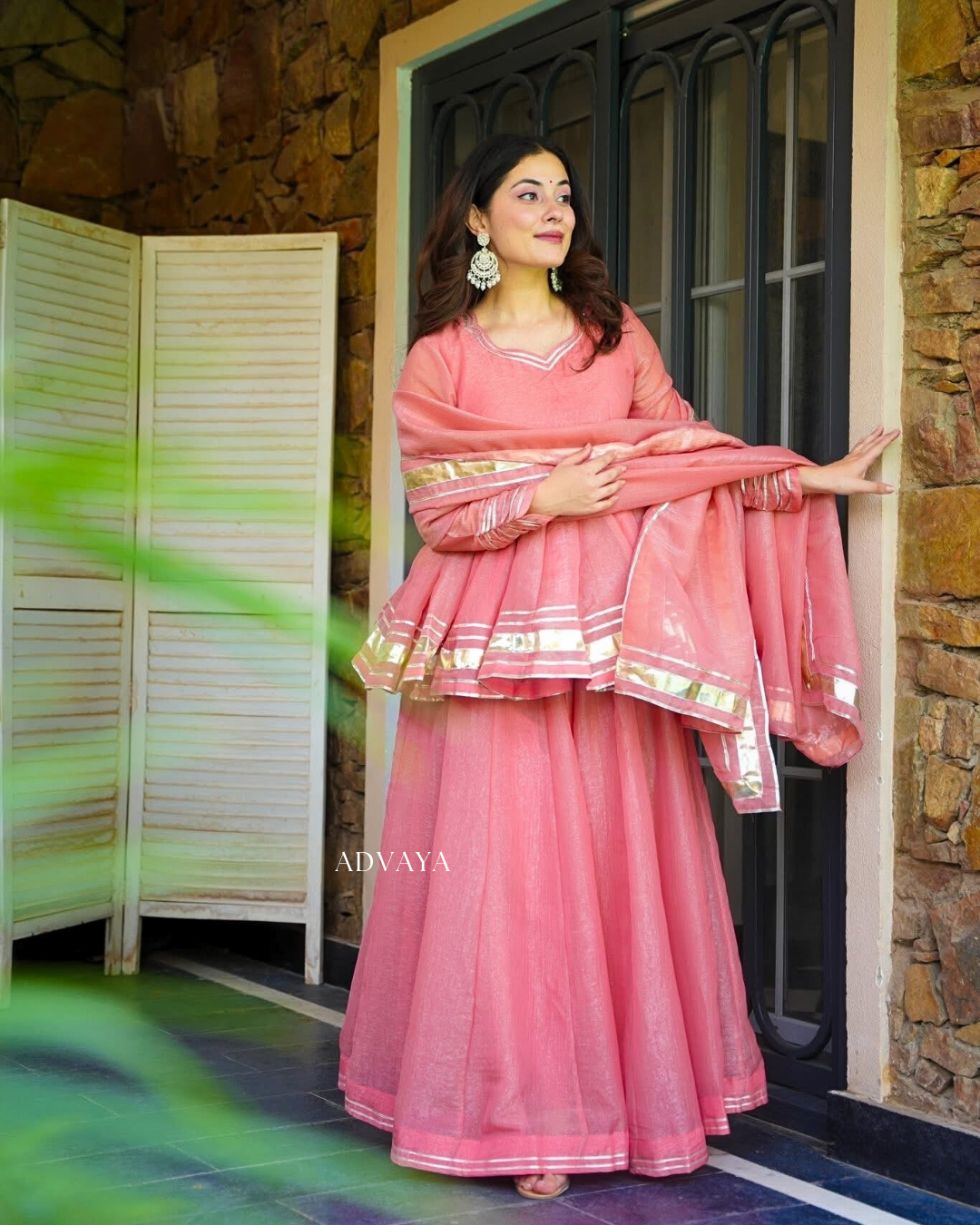 ATHIYA Tissue Kurta Set