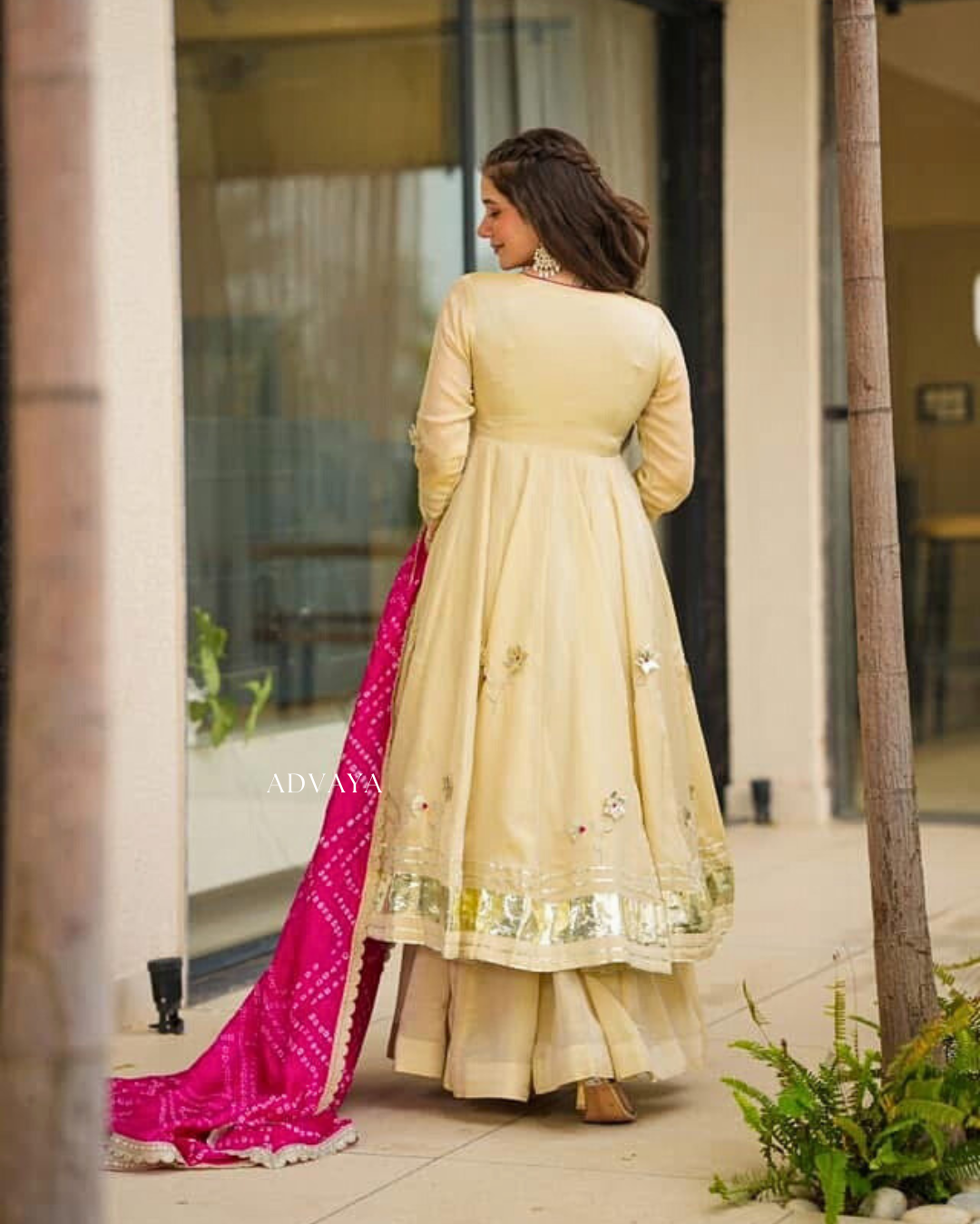 NIVARA Blush Ivory Long Suit Set
