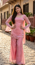 NOOR tissue Silk Kurti Set