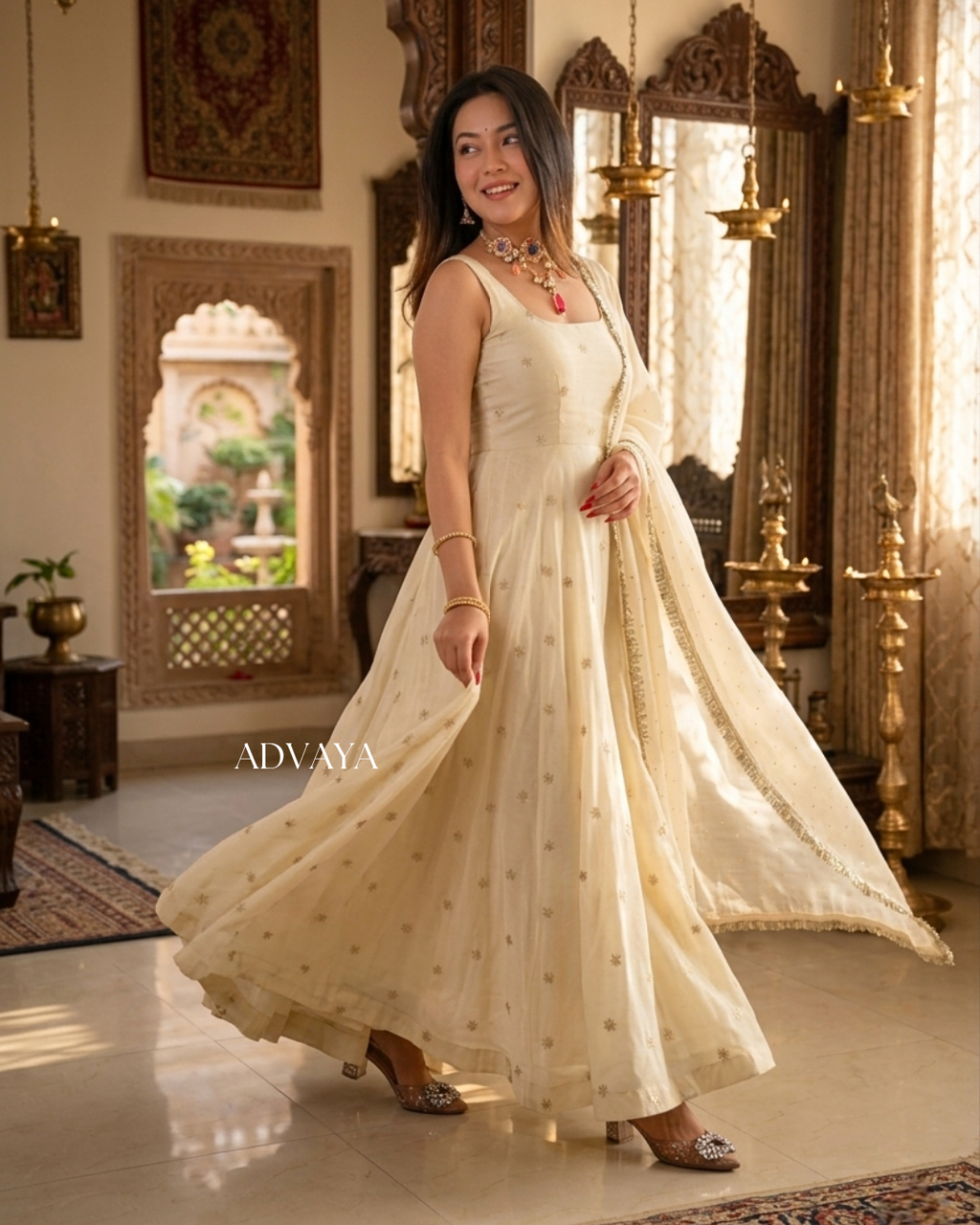 ISHANI Ivory Suit Set