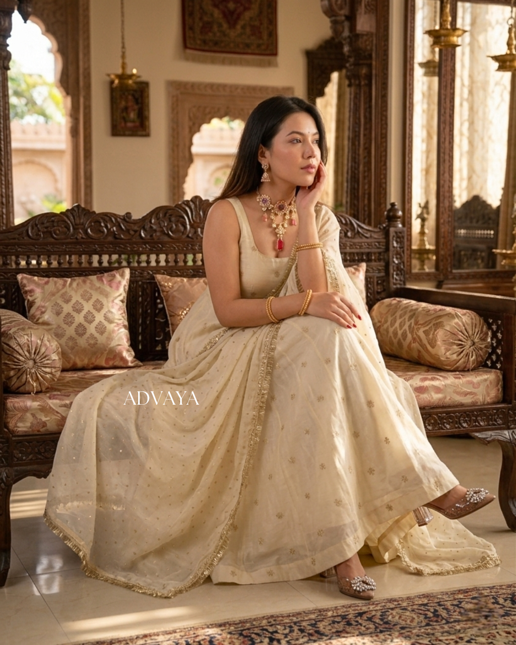 ISHANI Ivory Suit Set